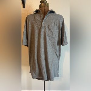 Patagonia Grey Polo Shirt size XL short sleeve.